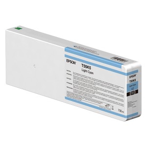 Epson originální ink C13T55K500, light cyan