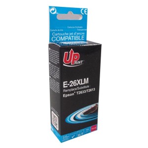 UPrint kompatibilní ink s C13T26334010, T263340, 26XL, magenta, 700str., 15ml, pro Epson Expression Premium XP-800, XP-700, XP-600 UPrint kompatibilní ink s C13T26334010, T263340, 26XL, magenta, 700str., 15ml, pro Epson Expression Premium XP-800, XP-700, XP-600