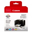 Canon originální ink PGI-1500 BK/C/M/Y Multipack, CMYK, 400/3*300str., 9218B005, Canon MAXIFY MB2050,MB2150,MB2155,MB2350,MB2750,M