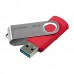 Goodram USB flash disk, USB 3.0 (3.2 Gen 1), 32GB, UTS3, červený, UTS3-0320R0R11, USB A, s otočnou krytkou