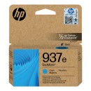 HP originální ink EvoMore 4S6W6NE, HP 937e, cyan, 1650str.