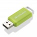Verbatim USB flash disk, USB 2.0, 32GB, DataBar, zelený, 49454, pro archivaci dat