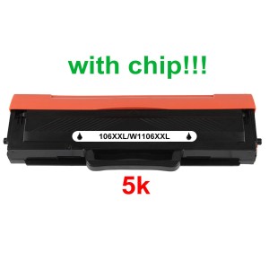 Kompatibilní toner pro HP 106XXL/W1106XXL-Plně funkční čip! Black 5000 stran