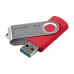 Goodram USB flash disk, USB 3.0 (3.2 Gen 1), 8GB, UTS3, červený, UTS3-0080R0R11, USB A, s otočnou krytkou