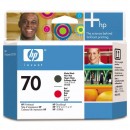 HP originální tisková hlava C9409A, HP 70, black/red, HP DesignJet Z3100