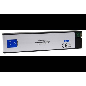 Renovovaná kazeta pro HP 981X - L0R09A cyan PREMIUM 10000