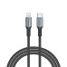 Verbatim USB kabel USB C samec - USB lightning samec, 60W, 1.2m, černý, box, 31844