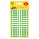 Avery Zweckform etikety 18mm, neon zelené, 104 etiket, značkovací, baleno po 4 ks, 3179, pro ruční popis