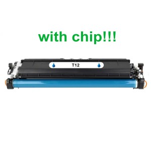 Kompatibilní toner pro Canon T12 s čipom! Cyan 5300 stran