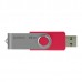 Goodram USB flash disk, USB 3.0 (3.2 Gen 1), 64GB, UTS3, červený, UTS3-0640R0R11, USB A, s otočnou krytkou