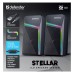 Defender reproduktory STELLAR, 2.0, 6W, černé, regulace hlasitosti, podsvícení, 100Hz~20kHz