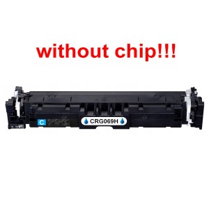 Kompatibilní toner pro Canon CRG-069H bez čipu! Cyan 5500 stran