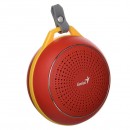 Genius reproduktor SP-906BT R2, Li-Ion, 1.0, 3W, červený, regulace hlasitosti, přenosný, 100Hz-20kHz