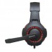 Defender Warhead G-450, sluchátka s mikrofonem, ovládání hlasitosti, černo-červená, uzavřená, podsvícená, USB