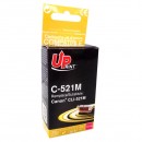 UPrint kompatibilní ink s CLI521M, magenta, 450str., 10ml, C-521M, s čipem, pro Canon iP3600, iP4600, MP620, MP630, MP980