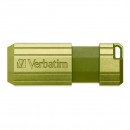 Verbatim USB flash disk, 2.0, 32GB, Store,N,Go PinStripe, zelený, 49958, pro archivaci dat