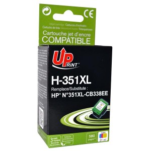 UPrint kompatibilní ink s CB338EE, HP 351XL, color, 21ml, H-351XL-CL, pro HP Officejet J5780, J5785 UPrint kompatibilní ink s CB338EE, HP 351XL, color, 21ml, H-351XL-CL, pro HP Officejet J5780, J5785