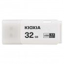 Kioxia USB flash disk, USB 3.0, 32GB, Hayabusa U301, Hayabusa U301, bílý, LU301W032GG4