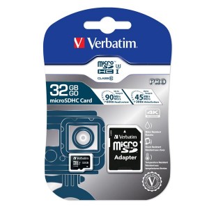 Verbatim paměťová karta micro SDXC, 32GB, micro SDXC, 47041, UHS-I U1 (Class 10), s adaptérem