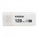 Kioxia USB flash disk, USB 3.0, 128GB, Hayabusa U301, Hayabusa U301, bílý, LU301W128GG4
