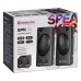 Defender reproduktory SPK 50, 2.0, 6W, černé, regulace hlasitosti, tlačítko napájení, 3,5 mm jack port, 200Hz~20kHz