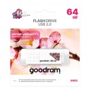Goodram USB flash disk, USB 2.0, 64GB, UME2, UME2, bílý, UME2-0640W0R11-SP