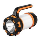 LED kempingové světlo 3v1, 1x1200 mAh, hliník, černá, 4 druhy svícení, powerbanka, usb nabíjení