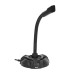 HP, počítačový mikrofon, DHP-1100C, černý, LED světlo, USB Hub