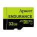 Apacer paměťová karta Endurance, 32GB, micro SDHC, AP32GEDM0D05-R, UHS-I U3 (Class 10), V30, A1