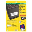 Avery Zweckform etikety 45.7mm x 21.2mm, A4, stříbrné, 48 etiket, velmi odolné, baleno po 20 ks, L6009-20, pro laserové tiskárny