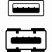 Kabel USB (2.0), USB A M- USB A F, 1.8m, černý, Logo, cena za 1 kus