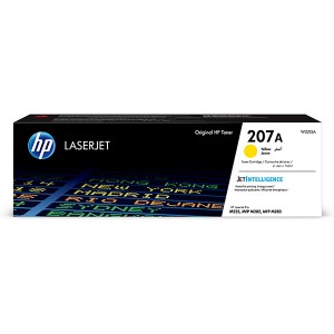 HP originální toner W2212A, yellow, 1250str., HP 207A, HP Color LaserJet Pro M255, MFP M282, M283, O