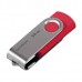 Goodram USB flash disk, USB 3.0 (3.2 Gen 1), 64GB, UTS3, červený, UTS3-0640R0R11, USB A, s otočnou krytkou