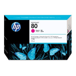 HP originální ink C4874A, HP 80, magenta, 175ml, HP DesignJet 1050, C, 1055, C, CM