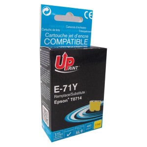 UPrint kompatibilní ink s C13T07144021, yellow, 10ml, E-71Y, pro Epson D78, DX4000, DX4050, DX5000, DX5050, DX6000, DX605 UPrint kompatibilní ink s C13T07144021, yellow, 10ml, E-71Y, pro Epson D78, DX4000, DX4050, DX5000, DX5050, DX6000, DX605