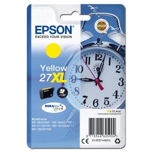 Epson originální ink C13T27144012, 27XL, yellow, 10,4ml, Epson WF-3620, 3640, 7110, 7610, 7620