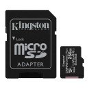 Kingston paměťová karta Canvas Select Plus, 256GB, micro SDXC, SDCS2/256GB, UHS-I U1 (Class 10), s adaptérem, A1