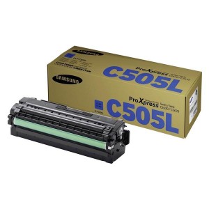HP originální toner SU035A, CLT-C505L, cyan, 3500str., C505L, high capacity, Samsung ProXpress SL-C2620DW, SL-C2670FW, SL-C2680FX,