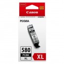 Canon originální ink PGI-580PGBK XL, black, 18.5ml, 2024C001, high capacity, Canon PIXMA TR7550, TR8550, TS6150, TS8150, TS9150 se