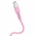 Powerton ENERGY PASTEL EDITION Kabel USB-C, 100W, 1m, silikonový, růžová
