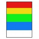 Logo etikety 210mm x 297mm, A4, matné, barevný mix, 1 etiketa, 180g/m2, baleno po 10 ks, pro inkoustové a laserové tiskárny