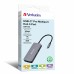USB (3.2) hub 5-port, 32150, šedá, délka kabelu 15cm, Verbatim, 1x USB C, 2x USB A, 1x HDMI