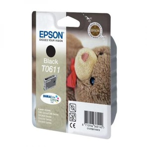 Epson originální ink C13T06114010, black, 250str., 8ml, Epson Stylus D68PE, 88, DX3850, 4200, 4250, 4850