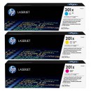 HP originální toner CF253XM, CMY, 6900 (3x2300)str., HP 201X, HP Color LaserJet MFP M277, Pro M252, M274, 3ks, O