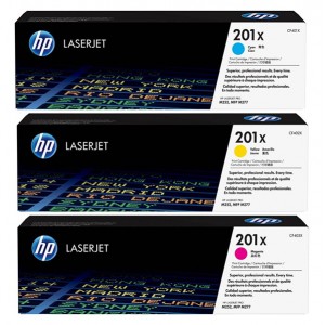 HP originální toner CF253XM, CMY, 6900 (3x2300)str., HP 201X, HP Color LaserJet MFP M277, Pro M252, M274, 3ks, O
