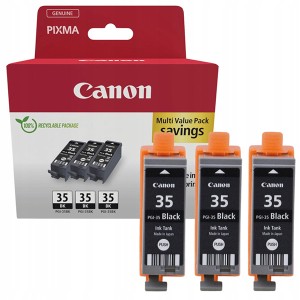 Canon originální ink PGI-35 BK TRIPLE, 1509B028, black