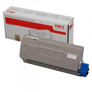 OKI originální toner 44318605, yellow, 11500str., OKI C710, C711, O