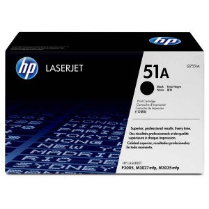 HP originální toner Q7551A, black, 6500str., HP 51A, HP LaserJet P3005, M3035mfp, M3027mfp, O