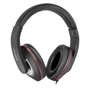 Defender Accord 171, sluchátka s mikrofonem, bez ovládání hlasitosti, černá, uzavřená, 2x 3.5 mm jack