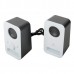 Logitech reproduktory Z150, 2.0, 3W, bílé, regulace hlasitosti, přenosné, 150Hz-20kHz